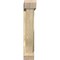 Ekena Millwork Traditional Slat Rough Sawn Bracket w/ Offset Brace, Douglas Fir, 6"W x 28"D x 32"H BKT0604X28X32TRA06RDF - alternate 2